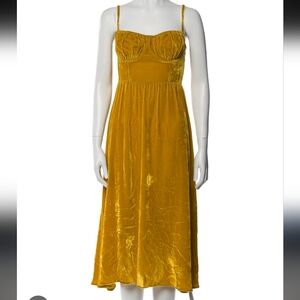 NWT Reformation Inessa Velvet Dress